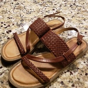 Leather Strappy Sandals